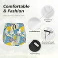 thumbnail image 4 of Bixox Women's Cute Poodle Dog pattern 2 in 1 Running Shorts - Lightweight Athletic Workout Gym Yoga Shorts Liner with Pockets - XX-Large, 4 of 7