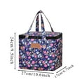thumbnail image 3 of LYINGF Reusable Insulated Grocery and Picnic Cooler Tote Bags with Secure Zipper, Thermal Shopping Bags for Travel, Lunch Carrying, Camping Trips, Beach Days, and Keeping Food Frozen, 3 of 5
