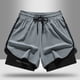 thumbnail image 4 of Pantalones de Pijama de los Hombres Sobredimensionados de Color Sólido Casual con Bolsillo Y Cordón, Comodidad Ligera para Ropa de Dormir Y Uso de Salón, 4 of 7