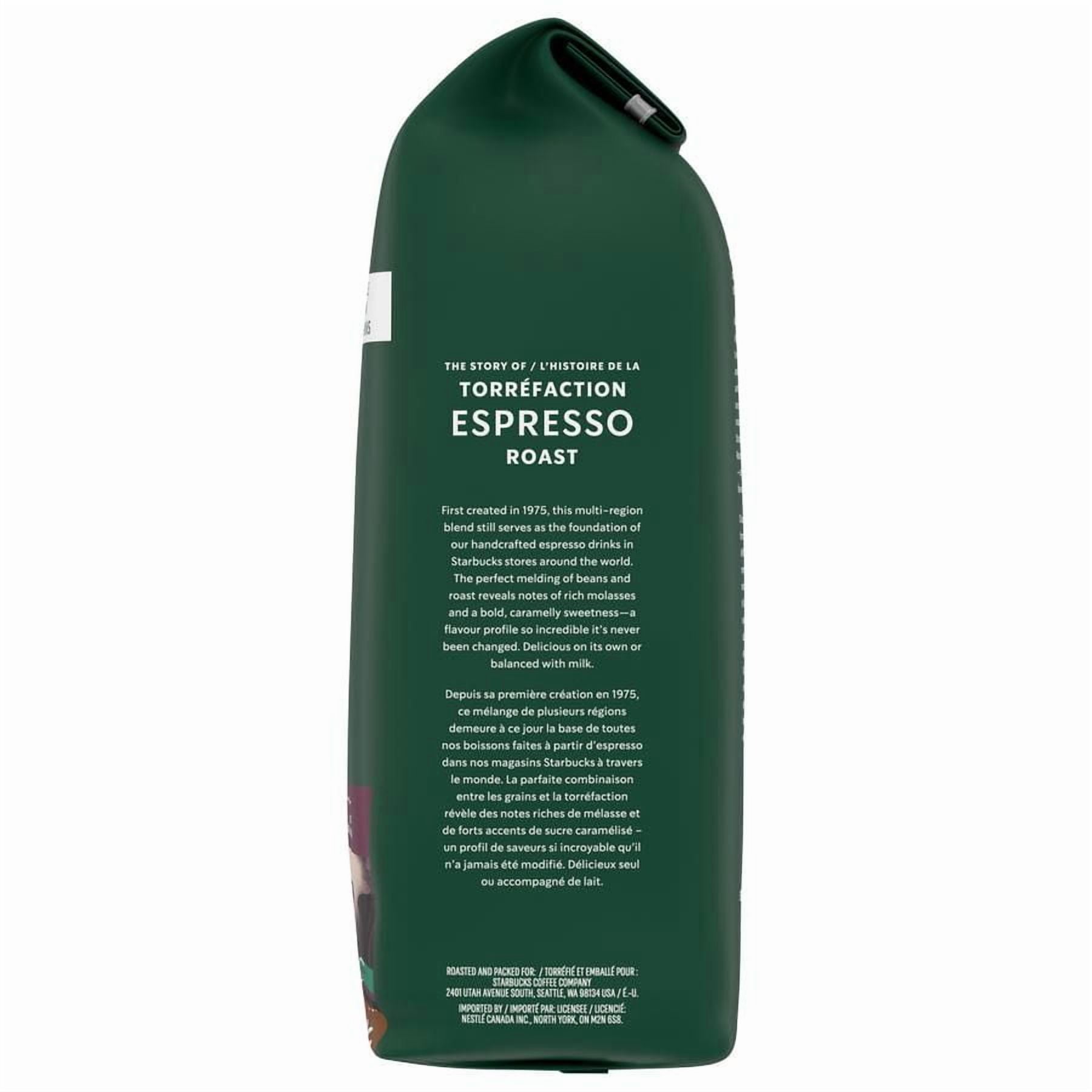 STARBUCKS Espresso Roast Coffee Whole Bean 907 g