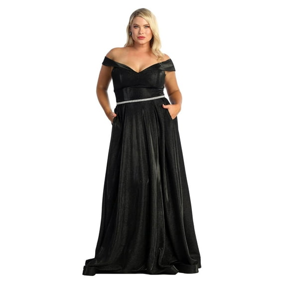 Formal Dress Shops Inc Juniors Womens Evening Gown Plus Size