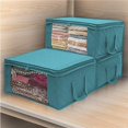 thumbnail image 2 of Kearding Bolsa de almacenamiento Caja de ropa Estuche plegable Armario Multipropósito Mano de obra fina Suministros para el hogar de larga Almacenamiento y organización del hogar, 2 of 6