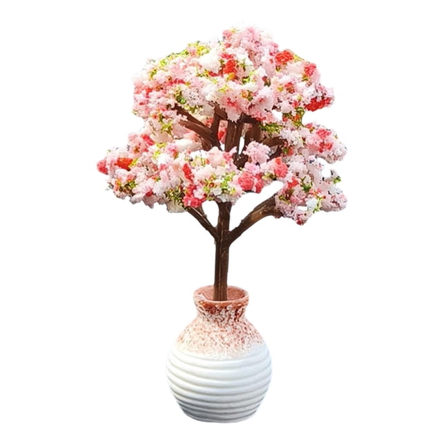 Bonsái artificial shamjiam para decoración del salpicadero del coche Estilo D