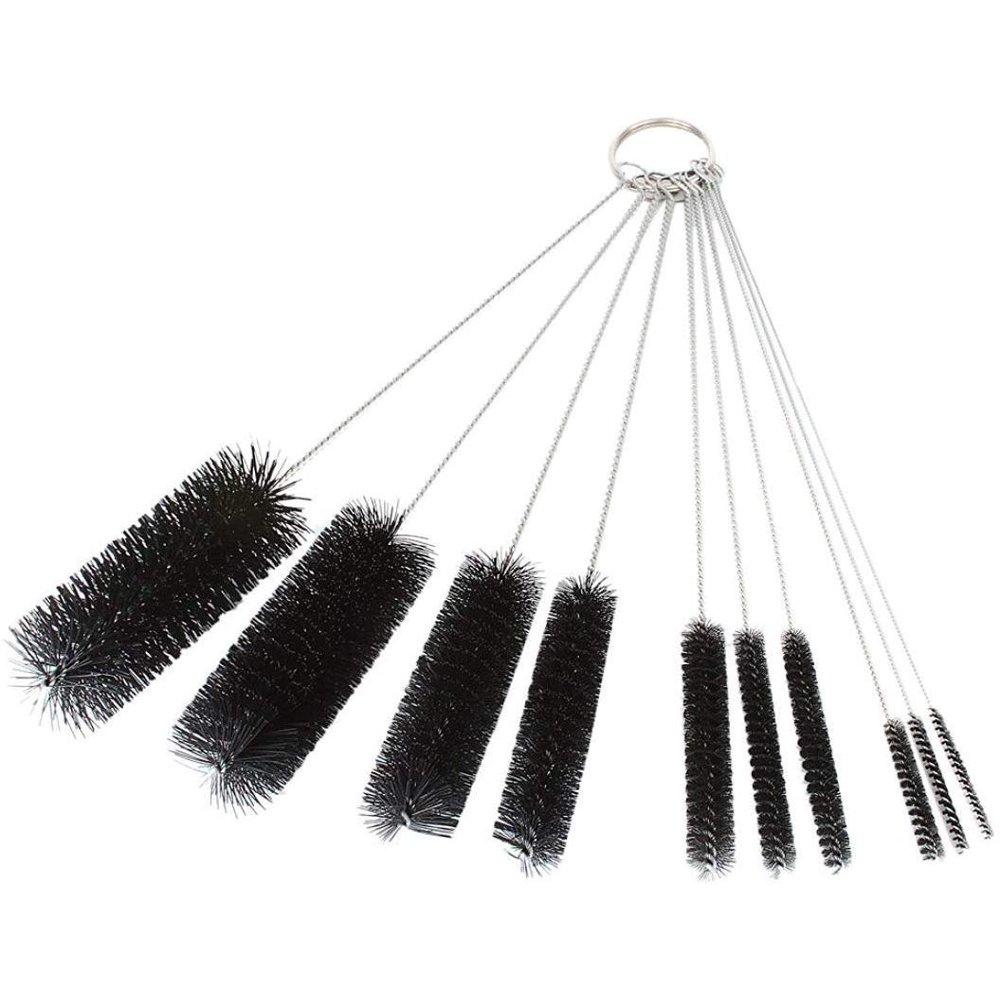Cleaning Brushes, 8.2 Inch Nylon Tube Brush Set Pipe Cleaner Set for Drinking Straws, Glasses