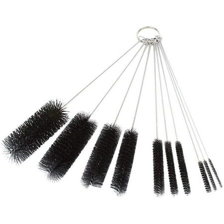 

Cleaning Brushes 8.2 Inch Nylon Tube Brush Set Pipe Cleaner Set for Drinking Straws Glasses Keyboards Jewelry Cleaning Set of 10