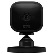 Blink_Mini Indoor Plug In Wi-Fi Smart Security Camera, 1080 video, motion detection, night vision, Works with Alexa - Black