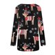 thumbnail image 5 of Puntoco Mujeres Casual Imprimir Navidad suelta manga larga cuello redondo tops Puntoco Puntoco-4194, 5 of 5