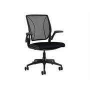 Humanscale Diffrient World - Chair - task - recliner - armrests - L-shaped - swivel - black