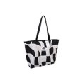 thumbnail image 2 of SAYOO Bolso de hombro con patrón geométrico para mujer, bolsos con botones magnéticos de alta capacidad, bolso de lona de viaje SAYOO  casual, 2 of 9