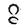 thumbnail image 3 of 1PC Women Spa Headband for Washing Face Sponge Makeup Skincare Headband Terry Cloth Bubble Soft Get Ready Hairband for Women Puffy Padded Headwear Non, 3 of 4