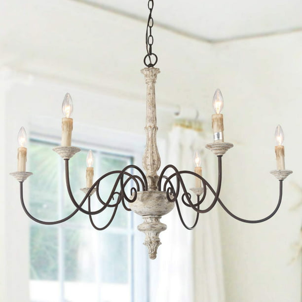 LNC Farmhouse Kitchen Island Lighting, French Country Chandelier for ...