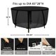 thumbnail image 5 of Funda para mesa de patio Tuyeho 213 x 71 cm impermeable negra, 5 of 7