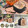 thumbnail image 5 of KUIFORTI Capybara Orange Backpack and Lunchbox for Boys Girls, 4 Piece Kids School Bag Set with Pencil Pouch Water Bottle Sleeve for Elementary Middle School, 5 of 6