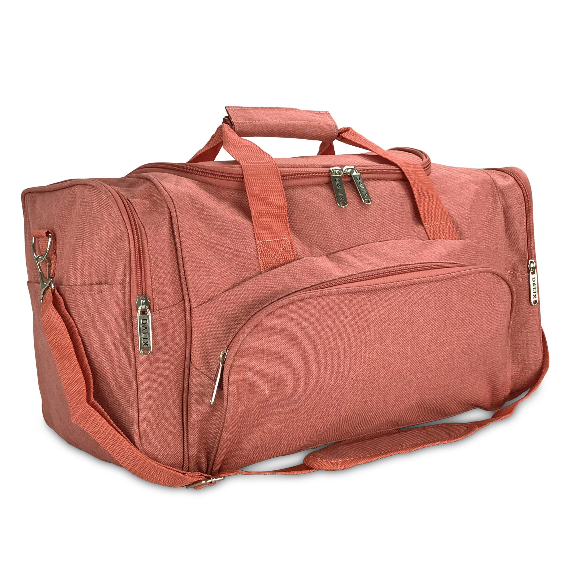 DALIX Signature Travel or Gym Duffle Bag in Red