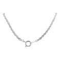 thumbnail image 3 of JOYARIS Collar Cadena Tejido Torzal Plata Ley 925 55 Cm X 1.5 Mm DM-0000714, 3 of 4