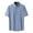 Grey, variant on Jgppe Men's Summer Dress Shirts Quick Dry Comfy Ice Silk Short Sleeve Wicking Button down Shirts Work Wedding