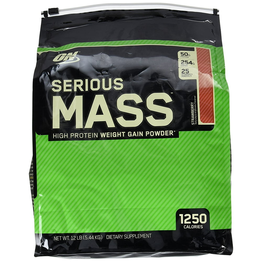 Optimum Nutrition Serious Mass Protein Weight Gainer 12LB (1250