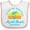 White and Pink, variant on Inktastic Summer Enjoy the Sunshine Myrtle Beach South Carolina Blue Boys or Girls Baby Bib