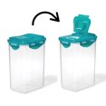 thumbnail image 4 of Starfrit LocknLock Plastic Pantry Container - 43oz / 1.3L - Flip top lid - Airtight - 4-Sided locking system - BPA free, 4 of 6