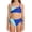 Z45-Blue, variant on Girls Two Pieces Swimsuits Contrast Color Adjustable Straps Girl Bikini Set Kids Bathing Suits,11-12 Years
