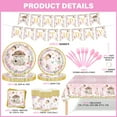 thumbnail image 7 of Ayieyill 170Pcs Happy Birthday Decorations Kit, Birthday Party Supplies Set for 24 Guests, Includes Plates and Cups and Napkins Straws Sets, 7 of 7