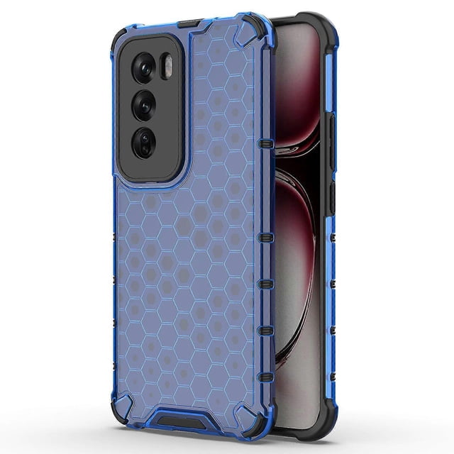 Funda de PC+TPU para Oppo Reno12 5G, con diseño de panal, amortiguación y antigolpes, s202412241578