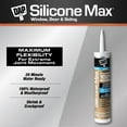 thumbnail image 3 of DAP Silicone Max 10.1 oz White All Purpose Sealant, 3 of 7