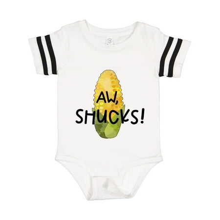 

Inktastic Aw Shucks! Corn on the Cob Humor Gift Baby Boy or Baby Girl Bodysuit
