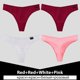 thumbnail image 1 of Tanga de algodón para mujer, 4 Uds., bragas cómodas, 6 colores sólidos, S-XXL, tangas sexis, calzoncillos para mujer Tan Jianjun unisex, 1 of 2