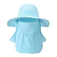 thumbnail image 5 of Fisherman hat men's sunhat summer outdoor quick-drying sunscreen hat fishing breathable sun hat women's face hat, 5 of 9