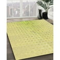 thumbnail image 3 of Ahgly Company Machine Washable Indoor Rectangle Transitional Golden Brown Yellow Area Rugs, 4' x 6', 3 of 7