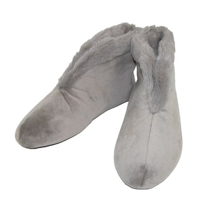women's dearfoams sierra microsuede bootie slippers