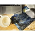 thumbnail image 3 of Elegant Classic Starry night Art Design Mouse Pad For Computer Mouse - Colorful Design with Square Shape, Durable Materials , portable, Gaming, Office, Work Home - 18 x 22cm, 3 of 4