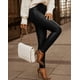 thumbnail image 1 of Pantalones ajustados de piel sintética de talle alto y estilo urbano de moda para mujer de estilo europeo y americano, 1 of 6