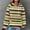 Yellow Sweatshirt for Winter, variant on XPMWRP Women's Striped Drawstring Hoodies Waffle Knit Sweatshirt Fall Winter Long Sleeve Pullover Sweatshirts With Pockets Blue M