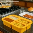thumbnail image 6 of 1-Cup Silicone Freezing Trays with Lid,2 Pack,Easy-Release Silicone Freezer Molds for Soup Ice Cubes,Soup Freezer Molds,Freeze & Store Broth,Sauce,Leftovers - Makes 8 Perfect 1 Cup Portions, 6 of 9