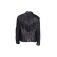 thumbnail image 5 of Dealer Leather LJ278-RC-XL Womens Black Rose Inlay Jacket - Extra Large, 5 of 5