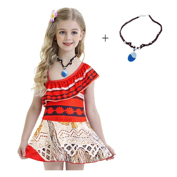 Vestido de princesa Moana de Pocahontas de Disney, disfraz de Halloween para niñas, ropa de fiesta de cumpleaños zhangyuxiang unisex