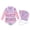 Purple#9527, variant on BOOMNY Toddler Baby Girls One Peice Swimsuits Long Sleeve Bathing Suit With Hat Hawaiian Graphic Lightweight Summer Vacation Beach Swimwear