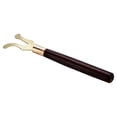 thumbnail image 2 of TEA POT CLIP WOODEN HANDLE CAST IRON HEAD HEAT INSULATION TOOL KITCHEN HOME, 2 of 7