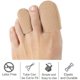 thumbnail image 3 of 10 Pack Toe Caps Close Finger Toe Sleeve Tubes Toe Protectors Gel, 3 of 4