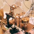 thumbnail image 3 of Drummer Windmill Garden Decoration,Handmade Metal Percussionist Music Windmill, 3 of 3