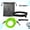 Green, variant on Swimming Training Belt with Bungee Rope, Fixed Resistance Rope for Pool, Adjustable Foam Waistband 21.6-41.4in for Water Jogging and Swim Training 0.24x0.35x157.48in