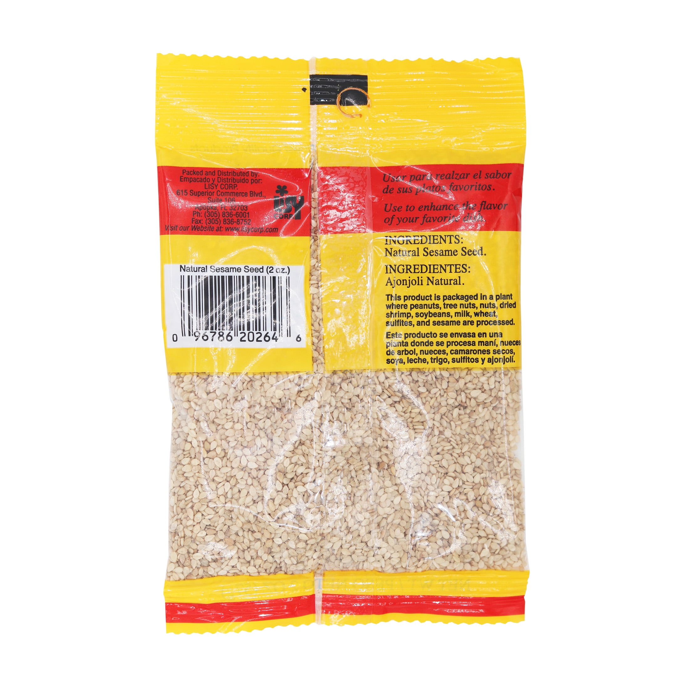 (6 pack) Lisy Orale Sesame Seeds, 2 oz