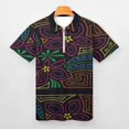 thumbnail image 3 of Mola De Panama Men Zipper T-shirt Summer Casual Short Sleeve T-shirt Top, 3 of 7