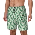 thumbnail image 2 of Daiia Dinosaurs on Roller Skater Mens Swim Trunks Swim Shorts Quick Dry Swim Shorts with Mesh Lining Pockets-3X-Large, 2 of 9