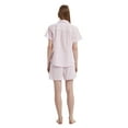 thumbnail image 6 of GLOBAL Womens Pajama Set Short Sleeve PJs for Women cotton Pajamas Summer Sleepwear, 2-Piece, Sizes S to 3X, 6 of 6