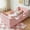 Pink, variant on Toddler Bed, Toddler Floor Bed – Low-to-Ground Design with Detachable Guard Rails, Soft Upholstered Transition Bed, Standard Crib Size for kids Ages 1–6 (Pink)