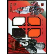 Jeremy Hill Card 2014 Absolute Tools of the Trade Rookie Quad Jersey #QJH