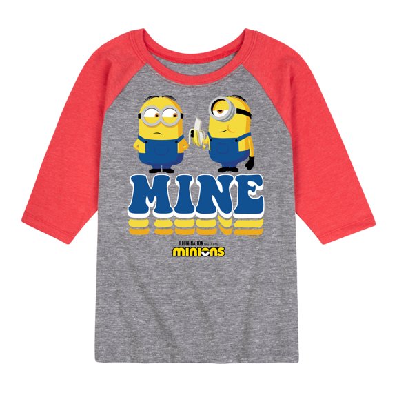 Despicable Me - Mine Retro  - Toddler & Youth Raglan Graphic T-Shirt